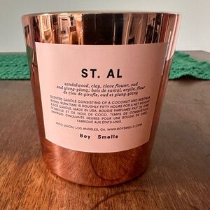 Boy Smells St. Al Candle - standard 8.5 oz - rose gold metal